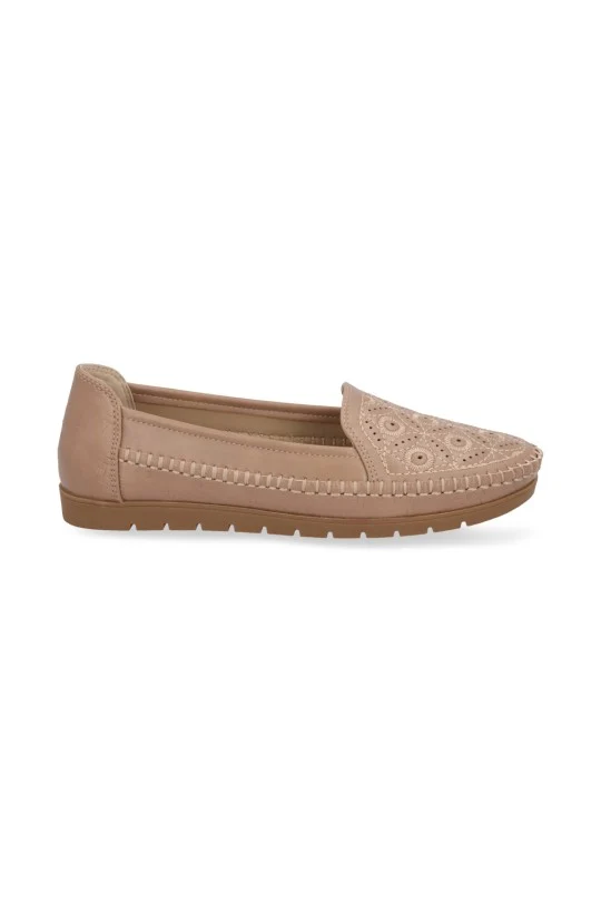 ZAPATO BEIGE CON PERFORADO 71234 - Image 2