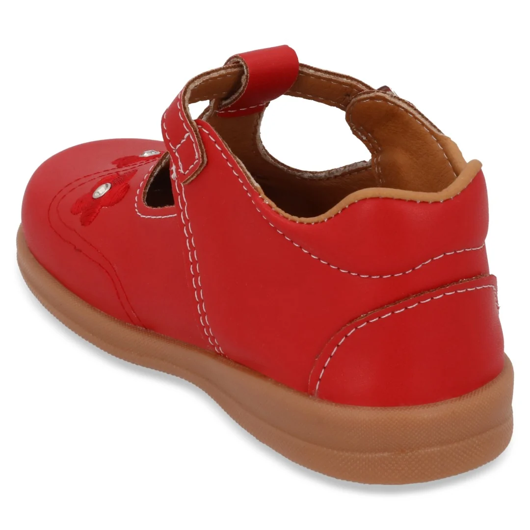 ZAPATO CASUAL BLANCO Y ROJO CON ADORNO DUO 700 - Image 10