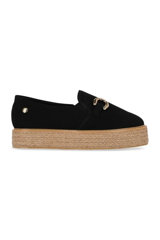ZAPATO CASUAL NEGRO CON ADORNO 73244 - Image 2