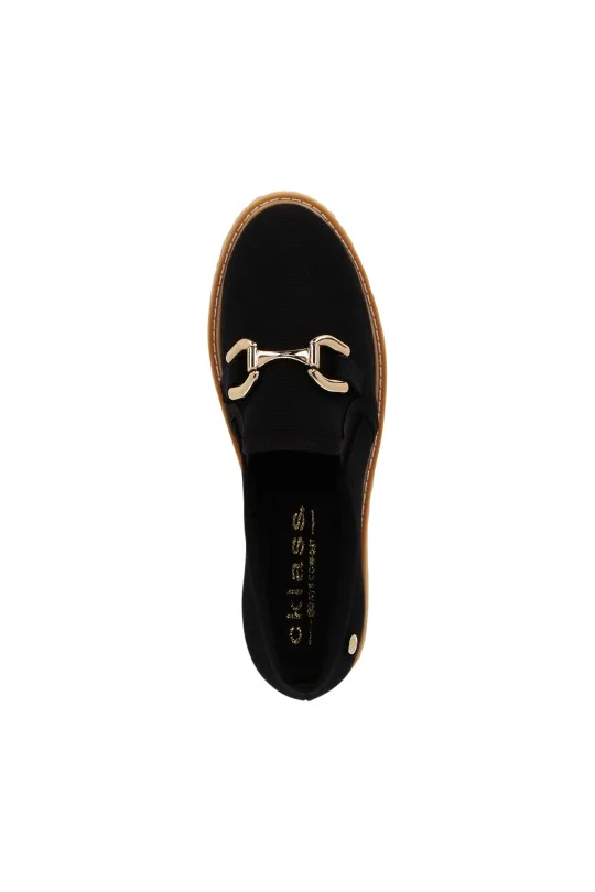 ZAPATO CASUAL NEGRO CON ADORNO 73244 - Image 4