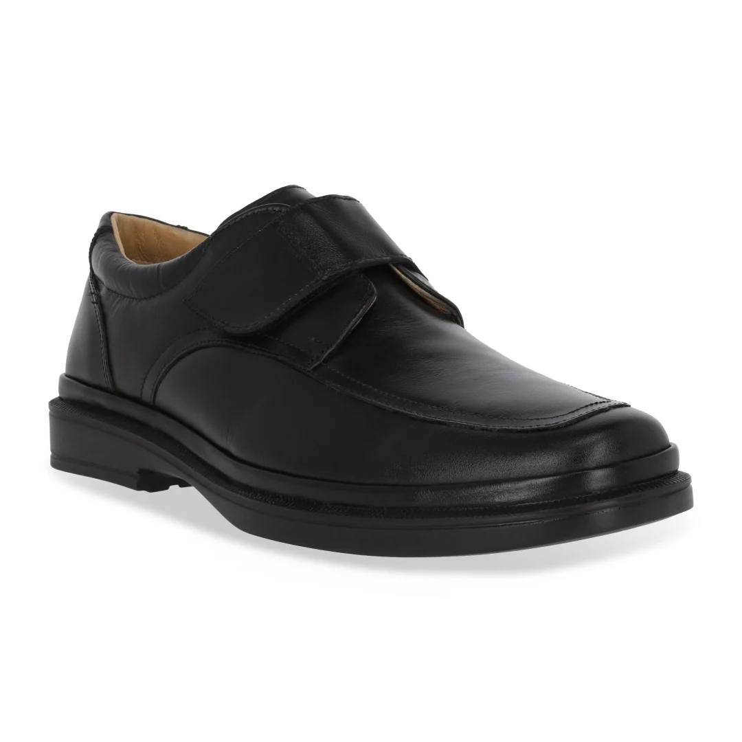 ZAPATO CHOCLO CABALLERO DE PISO NEGRO PIEL 51610