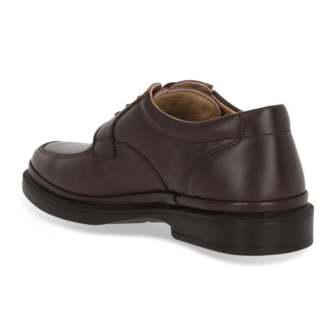 ZAPATO CHOCLO DE PISO CABALLERO CAFÉ PIEL 51611 - Image 3