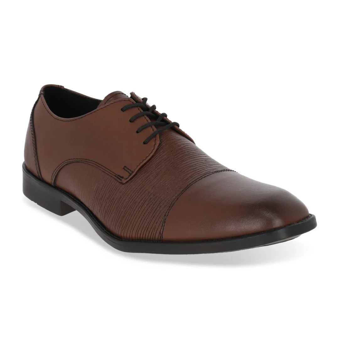 ZAPATO CHOCLO DE PISO CABALLERO CAFÉ PIEL 55600