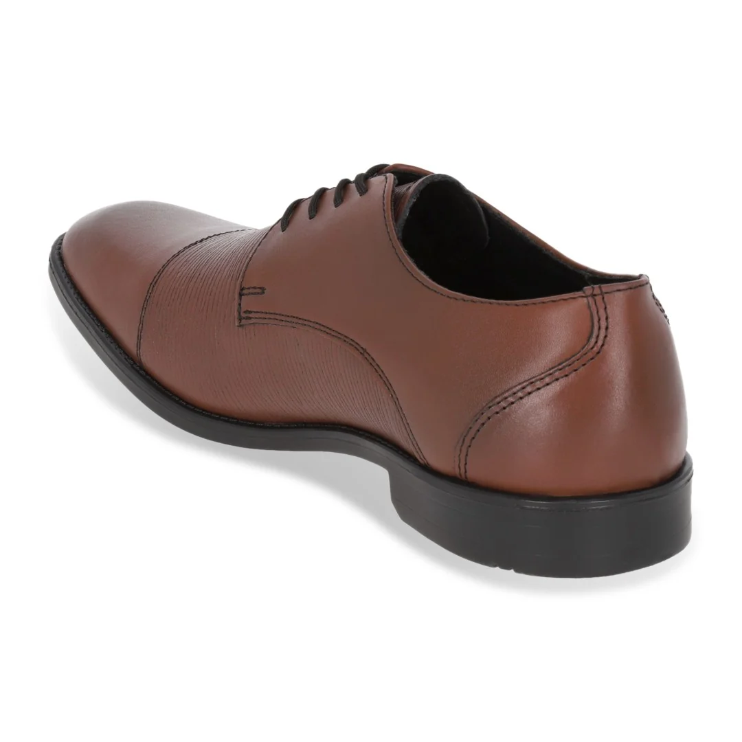 ZAPATO CHOCLO DE PISO CABALLERO CAFÉ PIEL 55600 - Image 4