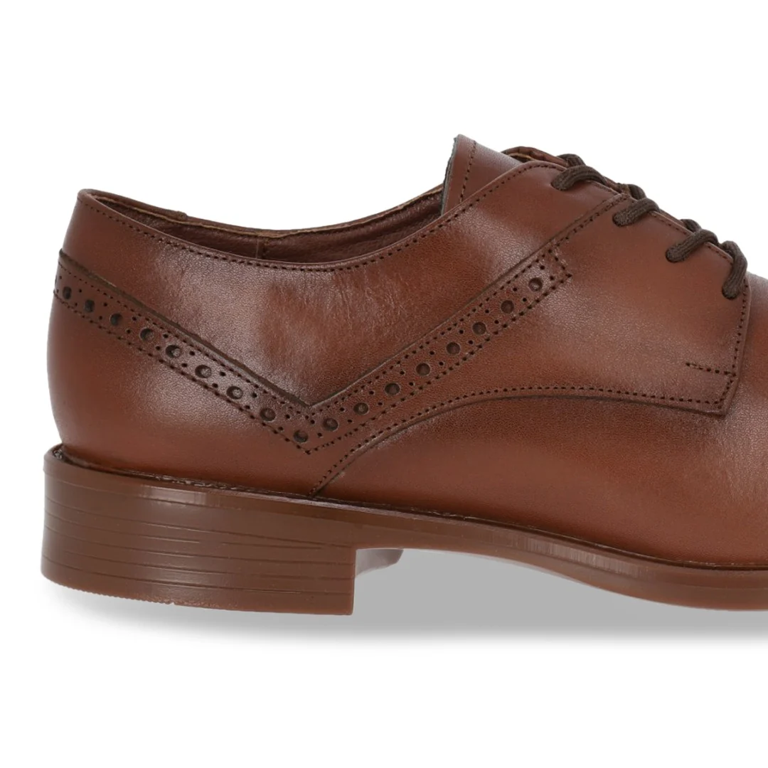 ZAPATO CHOCLO DE PISO CABALLERO MIEL PIEL 57307 - Image 6