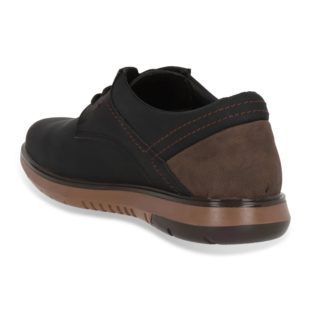 ZAPATO CHOCLO DE PISO CABALLERO NEGRO SINTÉTICO 36519 - Image 4