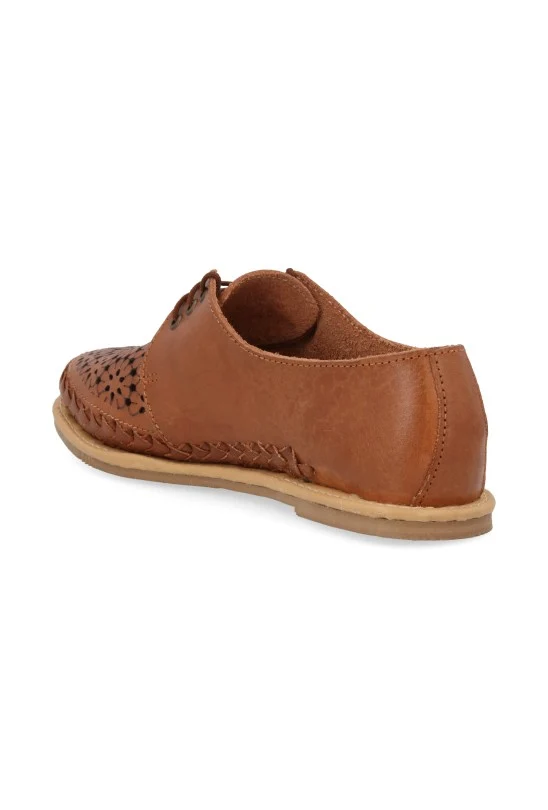 ZAPATO DE PISO CAFÉ CON LÁSER 58014 - Image 4