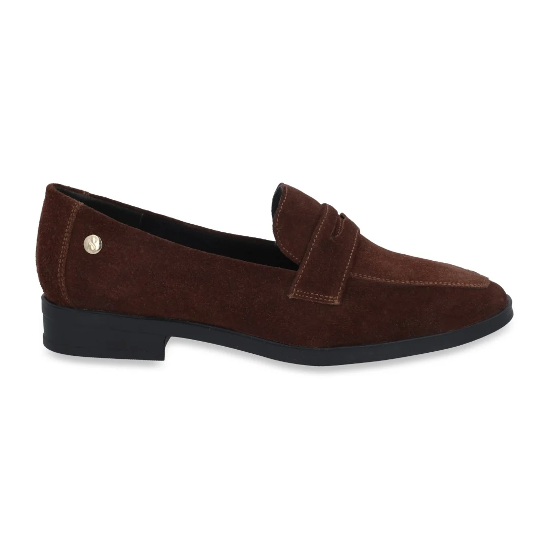 ZAPATO DE PISO CAFÉ DE GAMUZA 47234 - Image 2