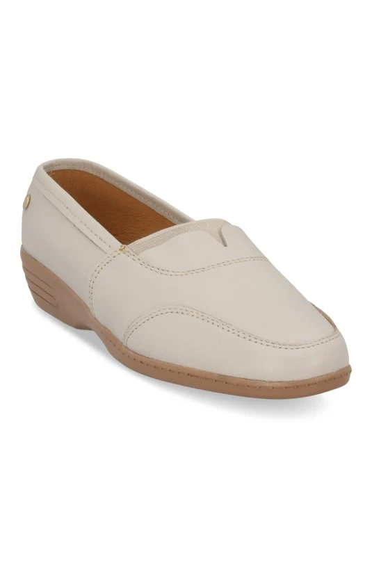 ZAPATO DE PISO HUESO DE PIEL 26226