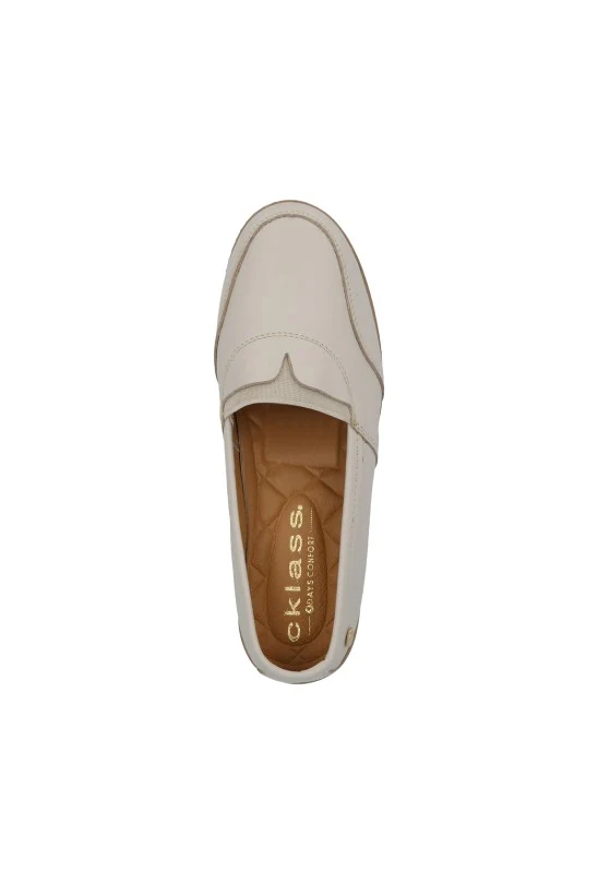 ZAPATO DE PISO HUESO DE PIEL 26226 - Image 5