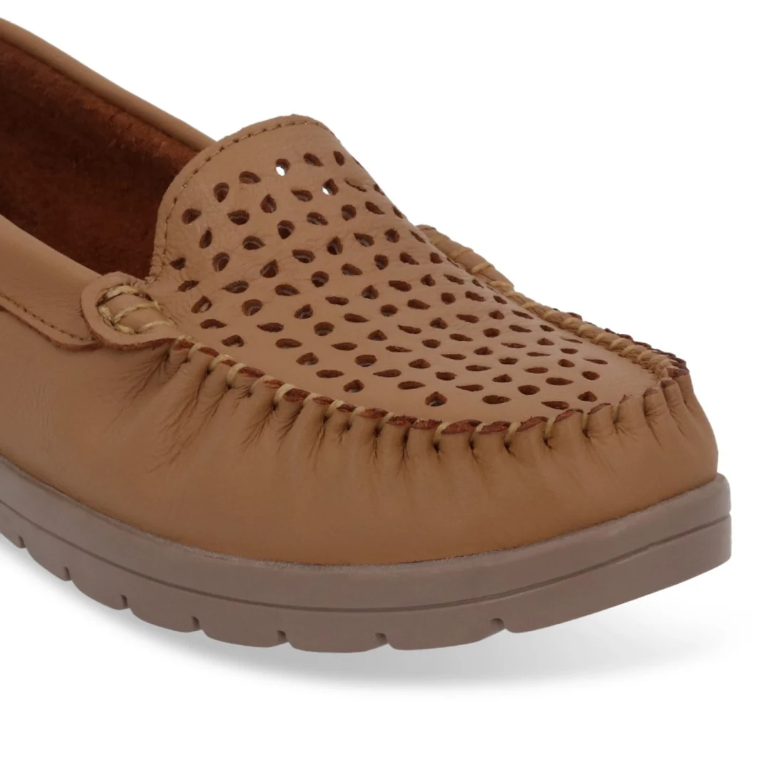 ZAPATO DE PISO MUJER CORTE LÁSER MIEL 03690 - Image 6