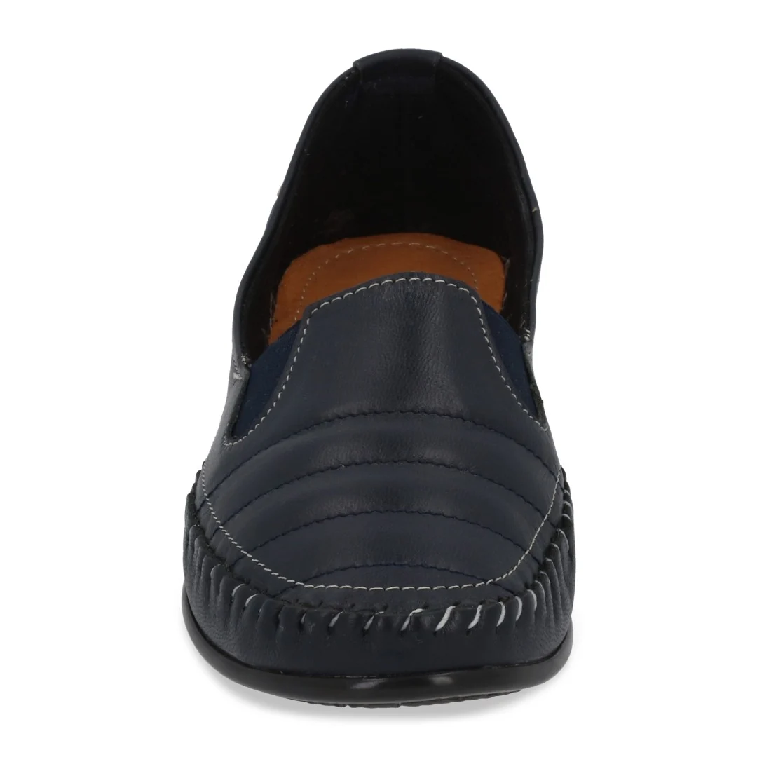 ZAPATO DE PISO MUJER MARINO DE PIEL 44358 - Image 4