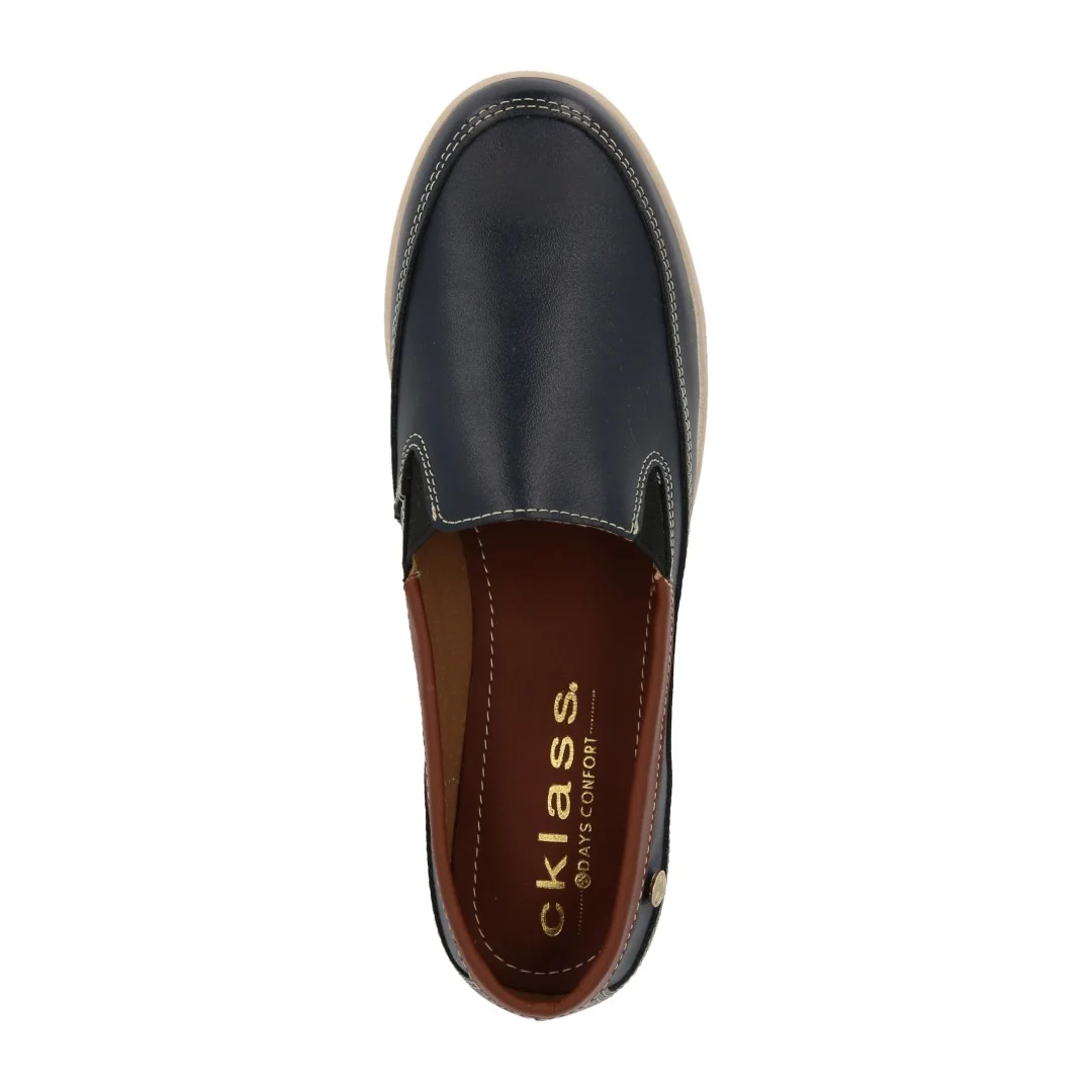 ZAPATO DE PISO MUJER MARINO DE PIEL 45513 - Image 5