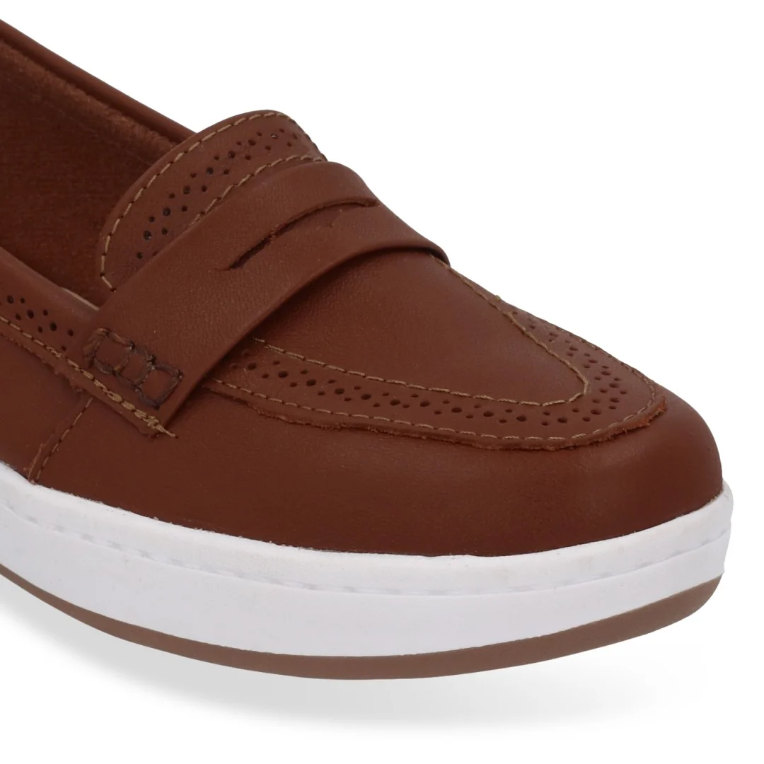 ZAPATO DE PISO MUJER MIEL CON ANTIFAZ 00027 - Image 6