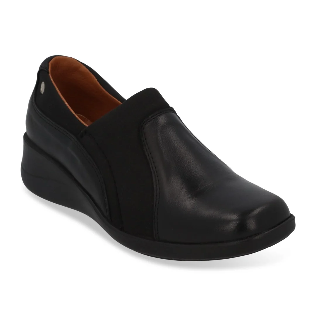 ZAPATO DE PISO MUJER NEGRO DE PIEL DE BORREGO 03546