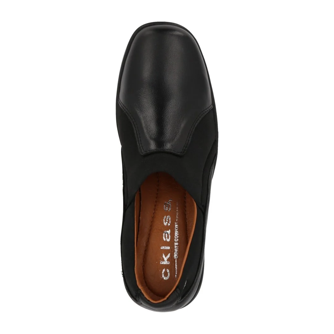 ZAPATO DE PISO MUJER NEGRO DE PIEL DE BORREGO 03546 - Image 5