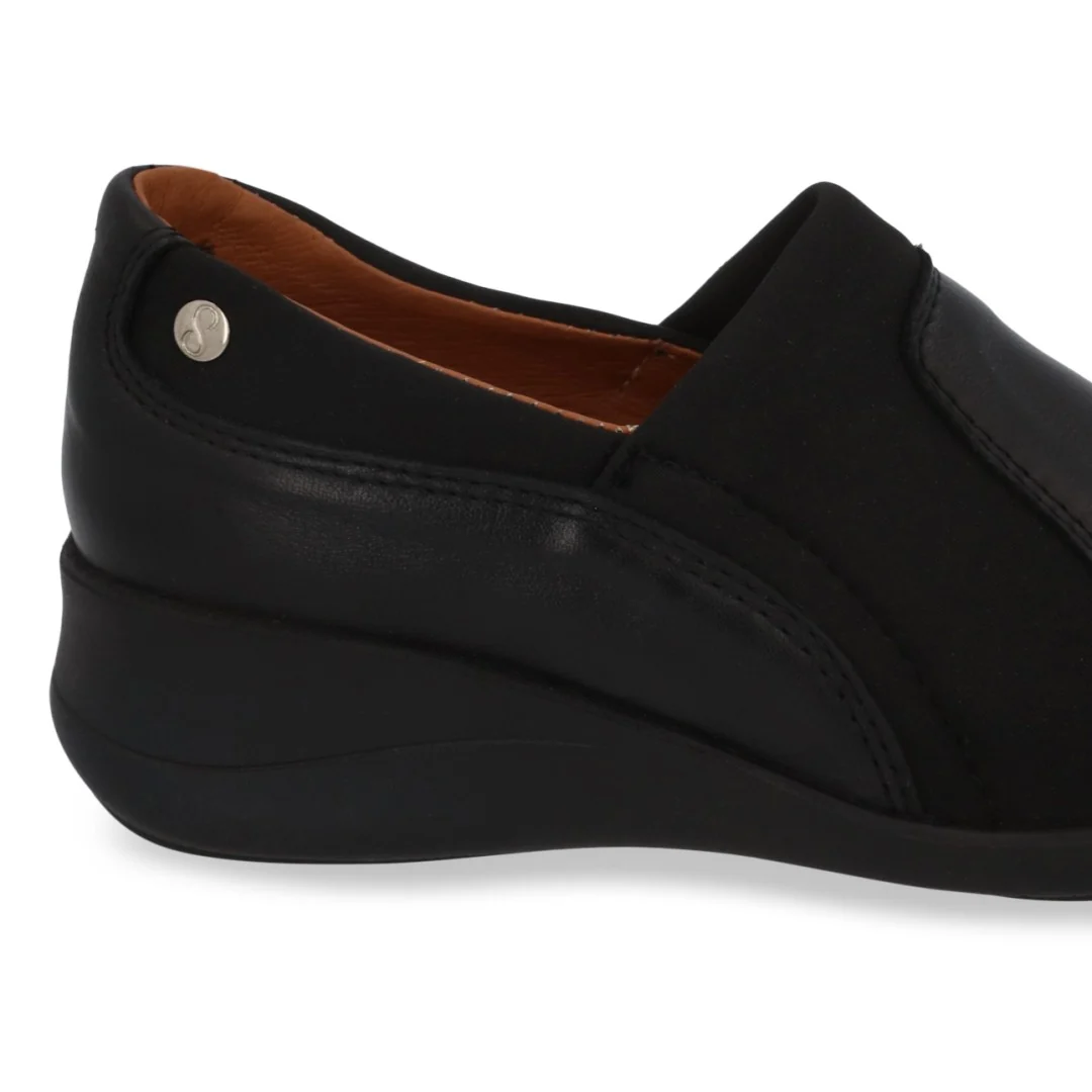 ZAPATO DE PISO MUJER NEGRO DE PIEL DE BORREGO 03546 - Image 6