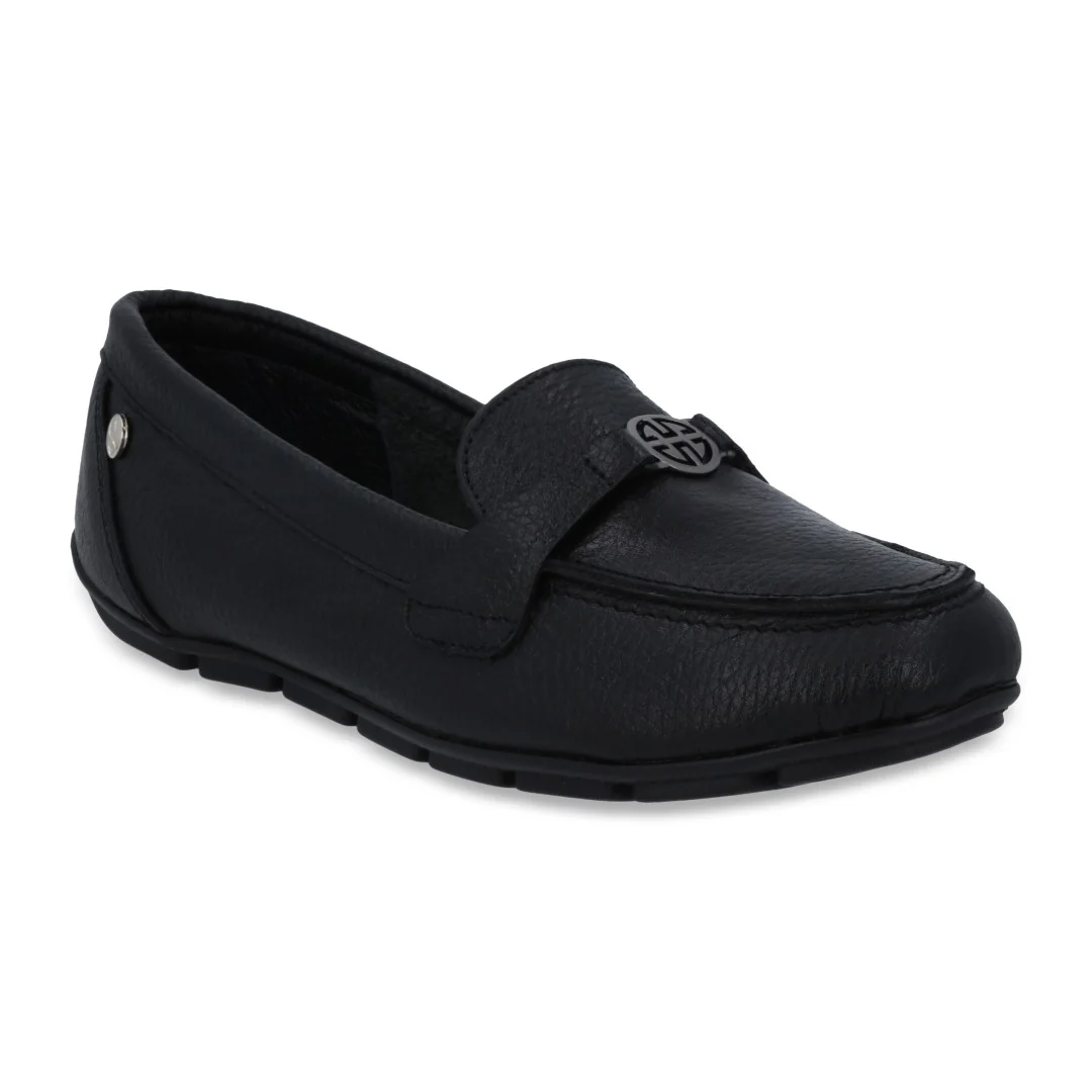 ZAPATO DE PISO NEGRO CON HERRAJE 47235