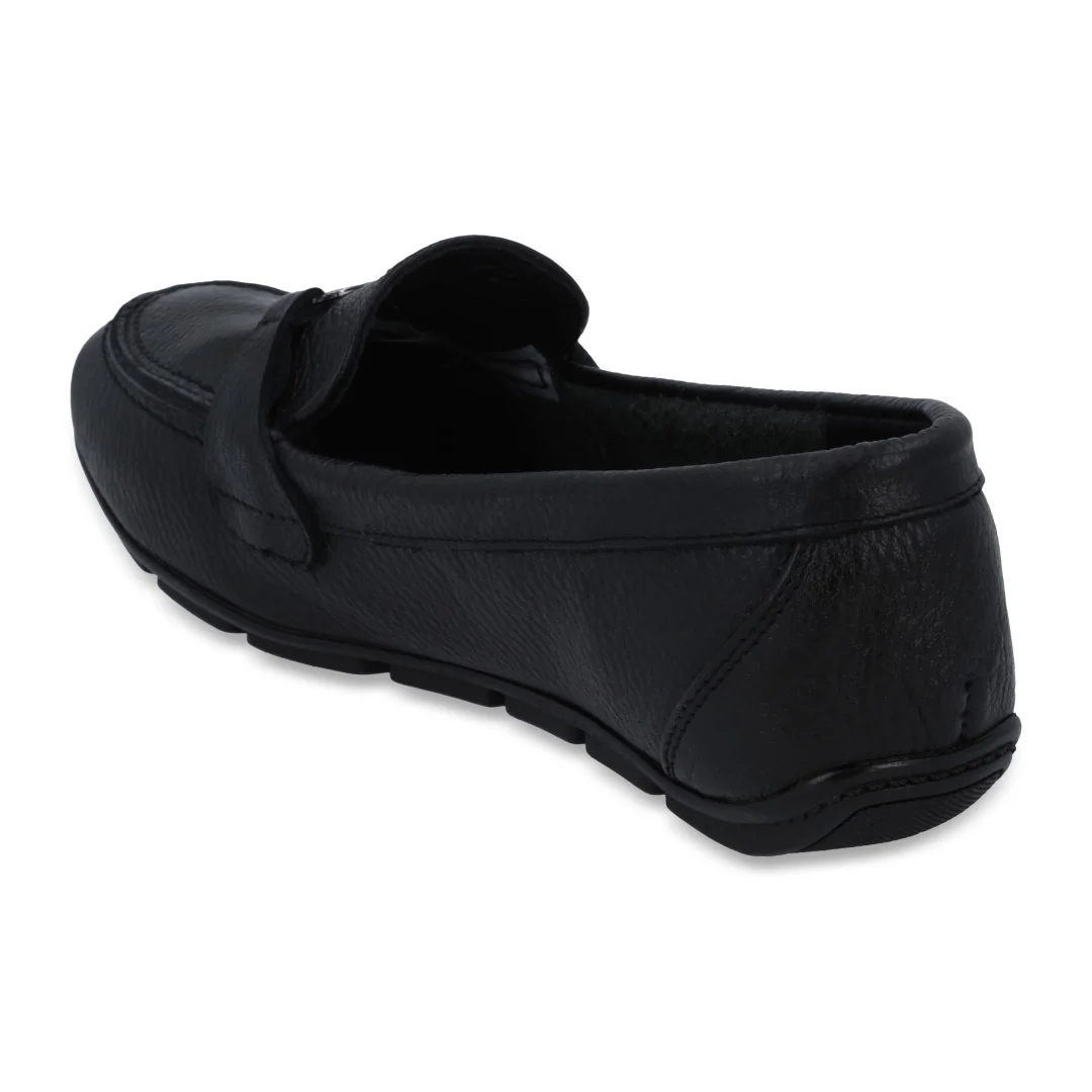 ZAPATO DE PISO NEGRO CON HERRAJE 47235 - Image 4