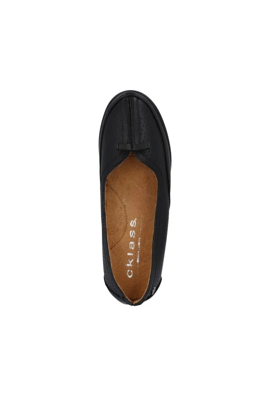 ZAPATO DE PISO NEGRO DE PIEL 36357 - Image 5