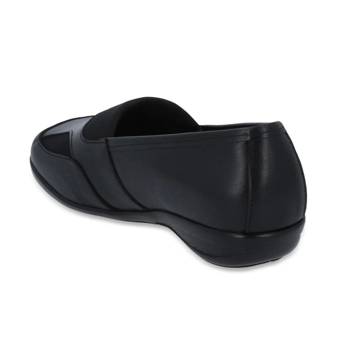 ZAPATO DE PISO NEGRO DE PIEL 73810 - Image 4