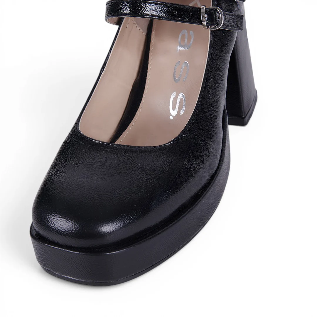 ZAPATO DE TACÓN DOBLE LÁTIGO NEGRO 01825 - Image 6