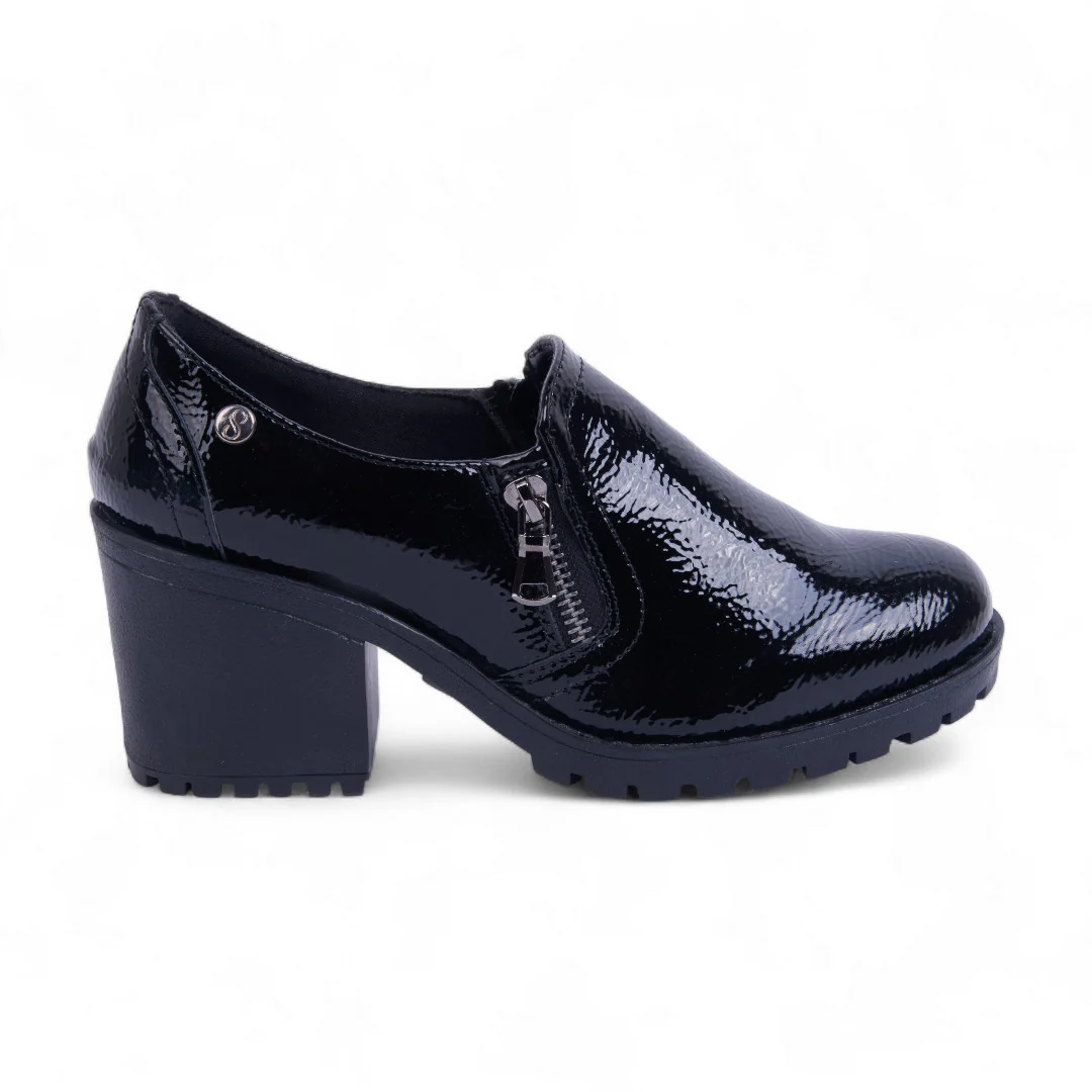ZAPATO DE TACÓN NEGRO CIERRE 35537 - Image 2