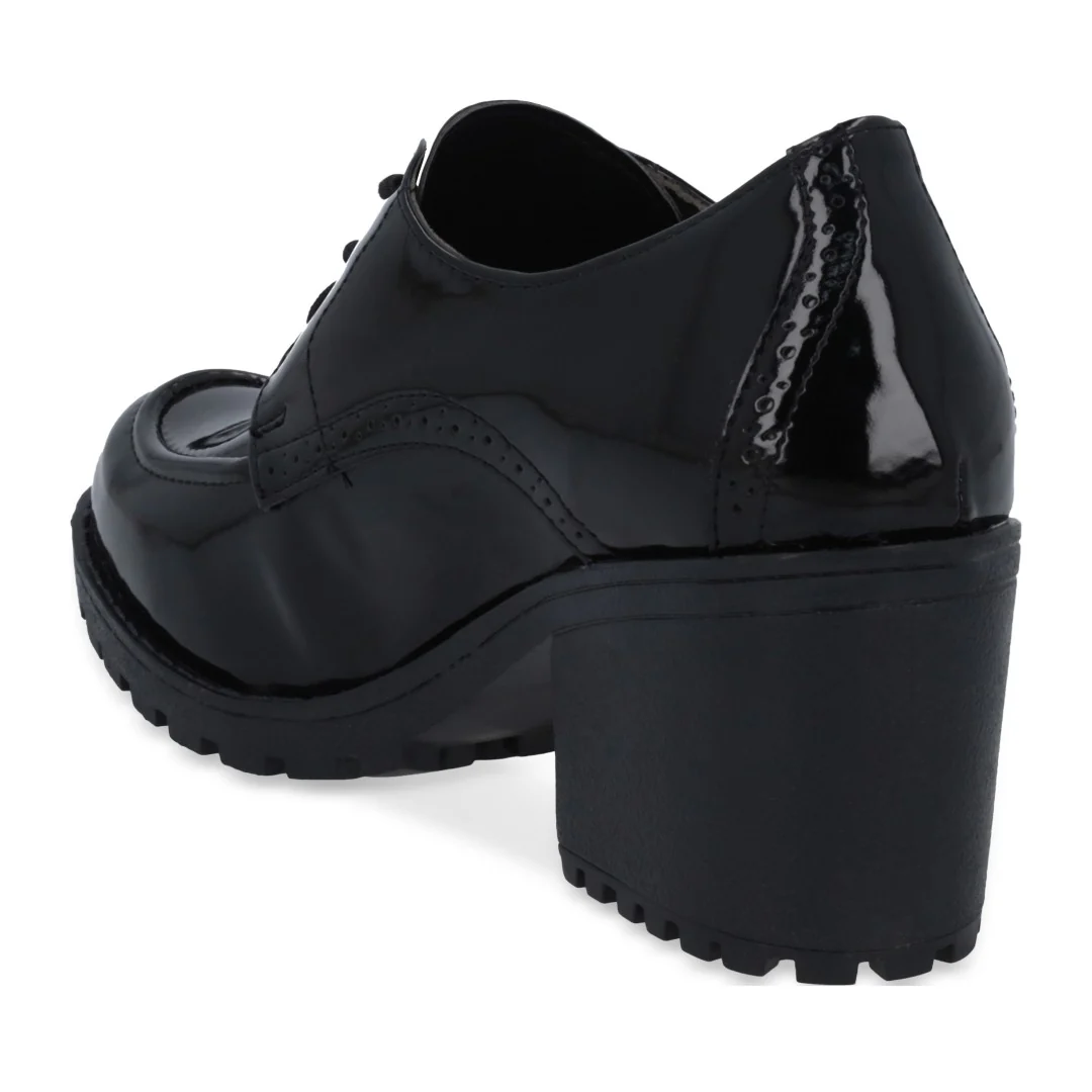 ZAPATO DE TACÓN NEGRO CON CINTAS 35535 - Image 4