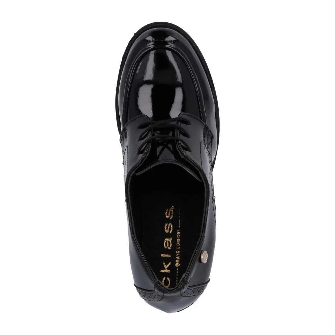 ZAPATO DE TACÓN NEGRO CON CINTAS 35535 - Image 5