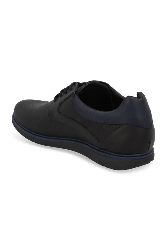 ZAPATO DERBY CASUAL NEGRO SINTÉTICO 36515 - Image 3