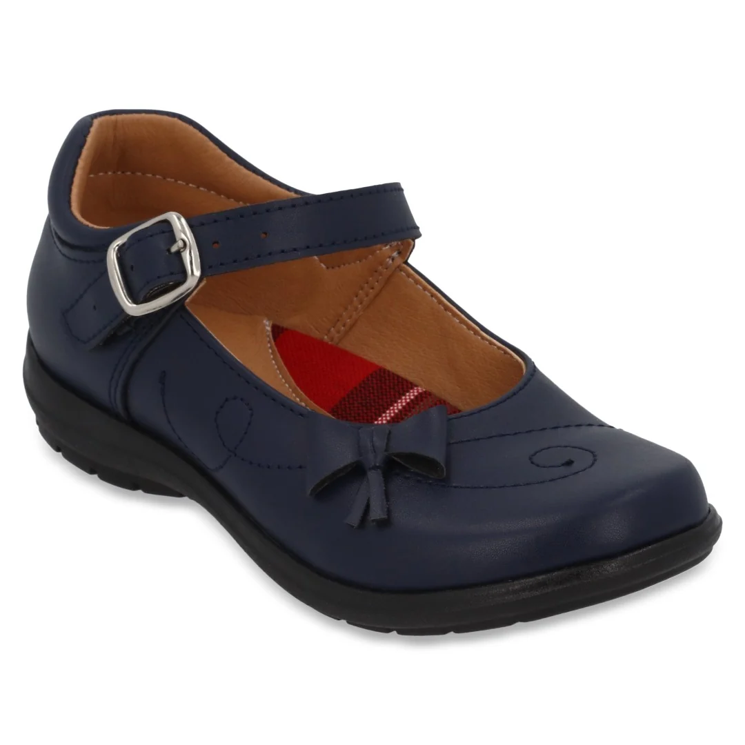 ZAPATO KIDS CASUAL MARINO CON MOÑO HEBILLA 53032