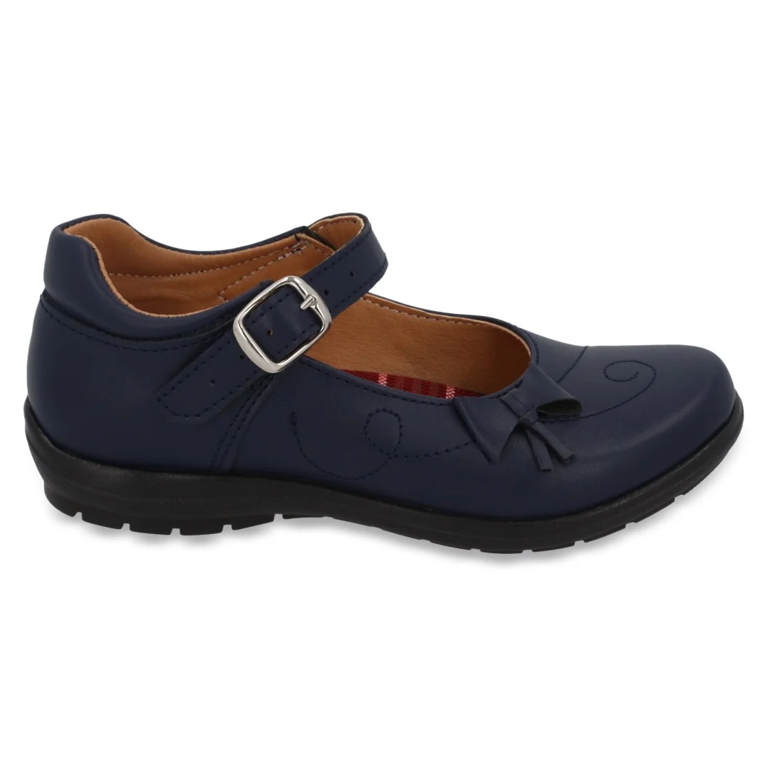 ZAPATO KIDS CASUAL MARINO CON MOÑO HEBILLA 53032 - Image 2