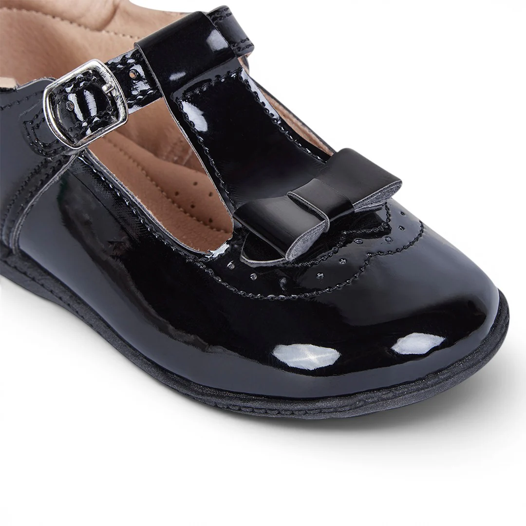 ZAPATO NIÑA CHAROL CORREA HEBILLA NEGRO 17407 - Image 6