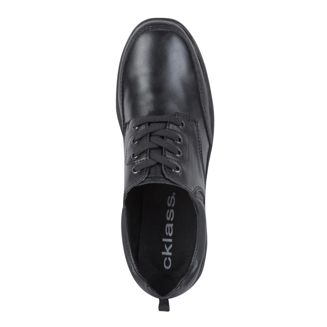 ZAPATO NIÑO AGUJETAS COSTURA FRONTAL NEGRO 35581 - Image 4