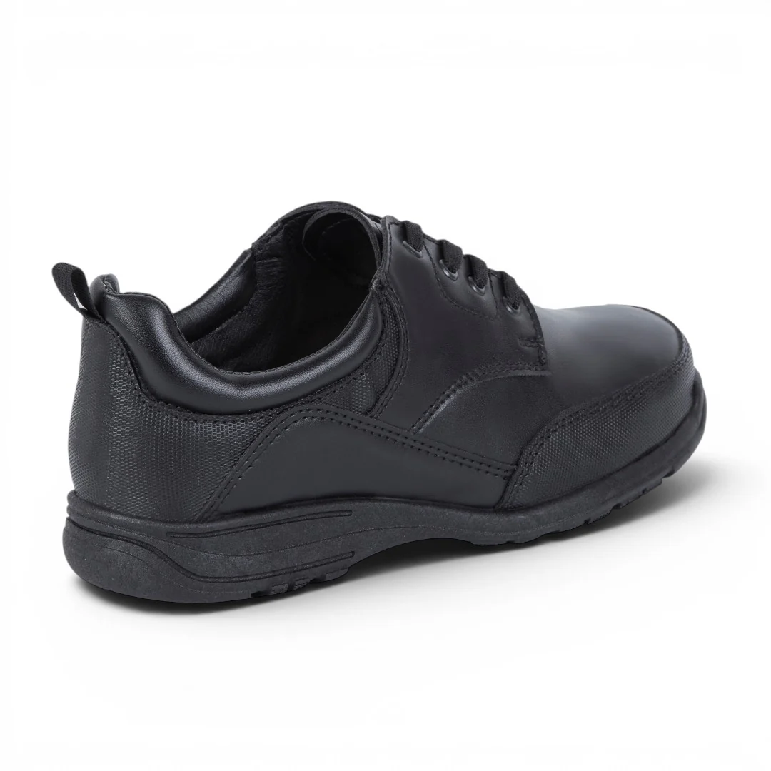 ZAPATO NIÑO AGUJETAS COSTURA FRONTAL NEGRO 35581 - Image 5