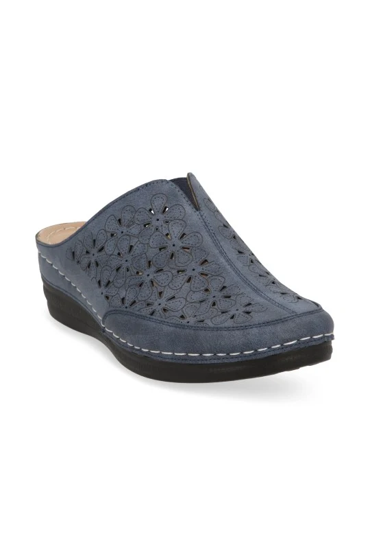 ZAPATO SUECO AZUL CON PERFORADO 72219